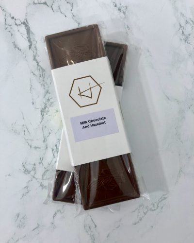 Milk Chocolate and Hazelnut Chocolate Bar